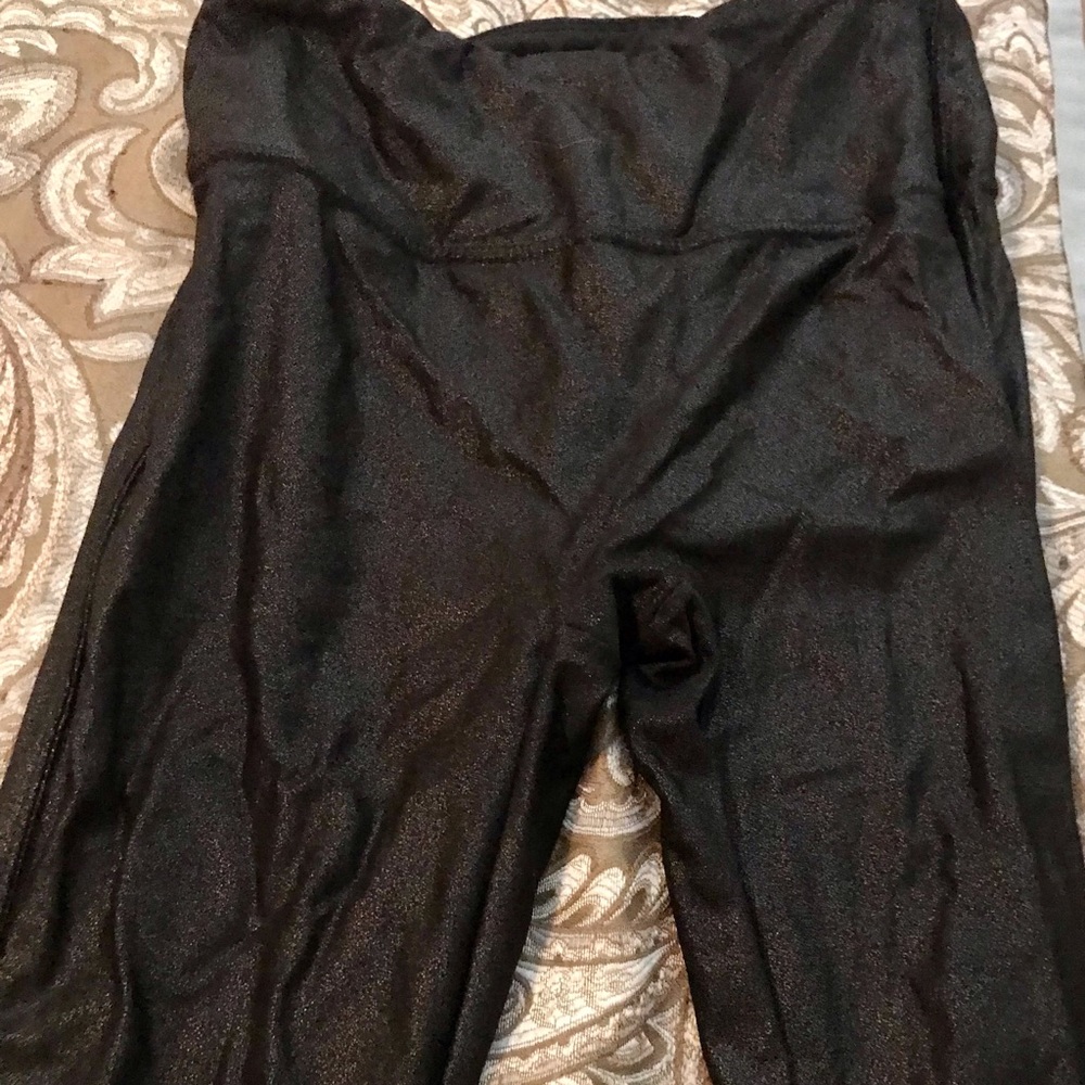 Retrogong faux leather leggings